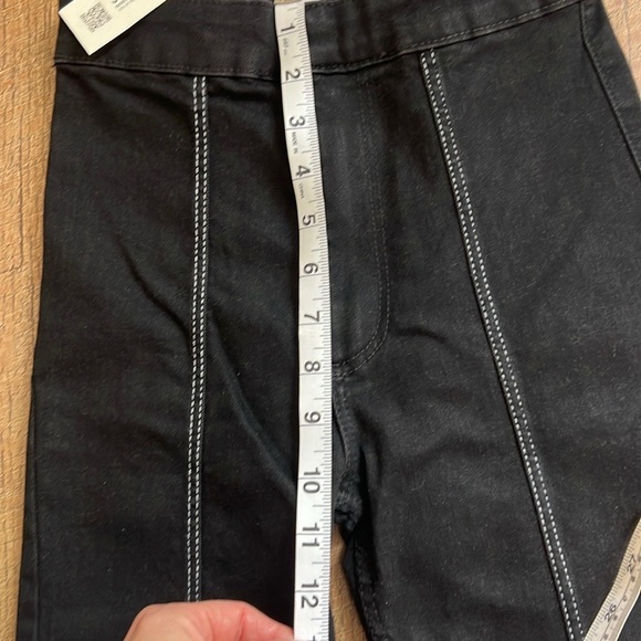 Zara Black Split Skinny Jeans - Picture 3 of 9
